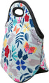 Wrapables® Insulated Neoprene Lunch Bag, Floral Rabbits...