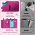 OUTXE 2 Pack Silicone Phone Holder for Bogg Bag, Phone Case Holder Charms Accessory Compatible with All Bogg Bags, Cell Phone Holder for Bogg Bag,...
