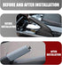1 PC Car Handbrake Cover, 1.65" x 4.8" x 1.41" Non-slip Corrugated Anti-stretch Silicone Handbrake Protective Decorative Cover, Replacement Retrof...
