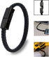 Leather Bracelet Charger USB Charging Cable Braided Cords USB Portable Travel Charger for Mens Womens Compatible withiPhone 14/13/12/11 pro XS MAX...