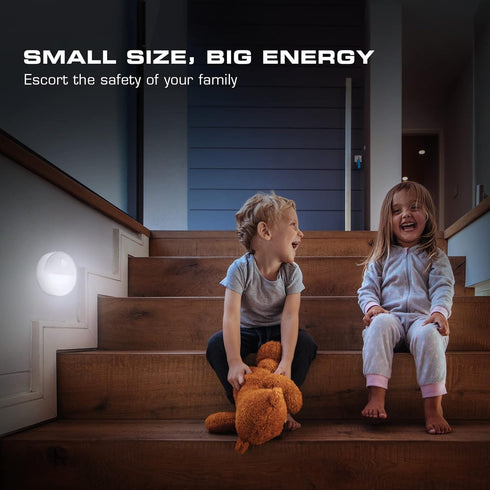 EverBrite LED Motion Sensor Night Light, Automated On & Off, Cool White Motion Activated LED Night Light for Kitchen, Bathroom, Stairs, Bedroom - ...