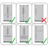 Qdos Safety Adhesive Fridge/Freezer Lock | Chrome | Easy One Handed Operation - Patented ZeroPinch Design - Unique Modern Design Refrigerator Lock...