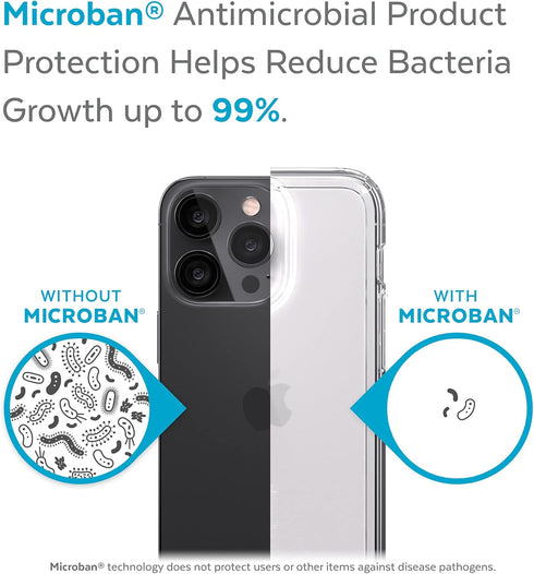 Speck MagSafe Case for iPhone 13 Pro - Drop & Camera Protection, Clear Phone Case, Wireless Charging Compatible - Clear...