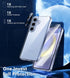 FNTCASE for Samsung Galaxy S24 Case: Anti Yellowing Clear Case | Military Grade Protection Slim Phone Cases | Shockproof Scratch-Resistant Transpa...