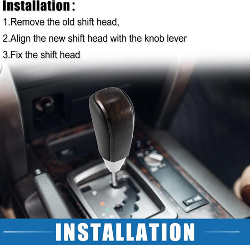 Car Automatic Gear Stick Shift Knob Gear Shift Knob Stick Shifter for Toyota Land Cruiser 2016-2021 4Runner 2003-2021 Tundra 2008-2021 Gold Tone B...