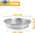 9 Inch Disposable Pie Pans, 15pc Aluminum Foil Pie Tins, Aluminum Foil Pans for Tart Baking, Storing, Serving & Reheating - Standard Size...