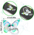 4Pcs Butterfly Phone Ring Stand Colored Cute Butterfly Phone Grip Metal Cell Phone Finger Holder Cellphone Ring Holder Compatible with Phones Tabl...