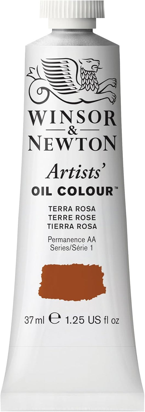 Winsor & Newton Artists' Oil Color, 37ml (1.25 oz) Tube, Terra Rosa...