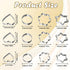 Giantree 12 Pcs Metal Cookie Cutters Set, Mini Cookie Cutters Heart Round Flower Star, Stainless Steel Fruit Vegetable Shape Cutters, Small Metal ...