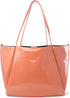 Shiny Patent Faux Leather Tote Glossy Shoulder Handbag for Women Convertible Purse...