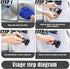 2 Pcs Car Dent Puller Removal Tools Kit, Powerful Puller for Window Handle, Refrigerator Dryer Door Handle Mirror Mobile Phone Tablet Disassembly ...