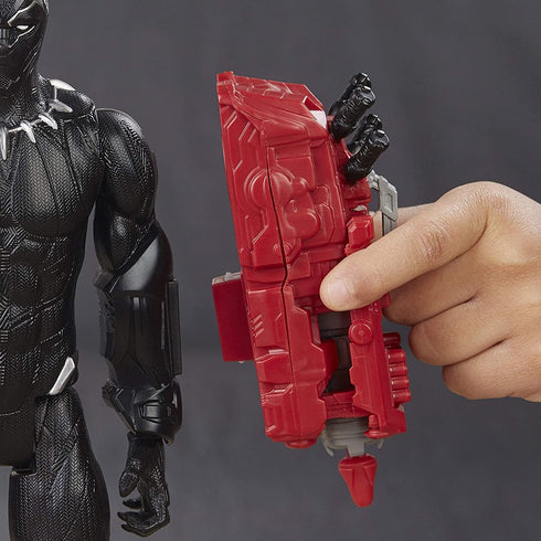 TheAvengers Titan Hero Series Black Panther 12'' Action Figure from Movie Endgame...