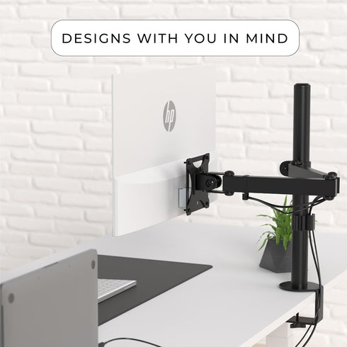 HumanCentric VESA Mount Adapter Compatible with HP M Series Monitors M22f M24f M24fd M24fw M24fwa M27f M27fd M27fq M27fw M27fwa and M32f, VESA Ada...
