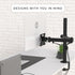 HumanCentric VESA Mount Adapter Compatible with HP M Series Monitors M22f M24f M24fd M24fw M24fwa M27f M27fd M27fq M27fw M27fwa and M32f, VESA Ada...