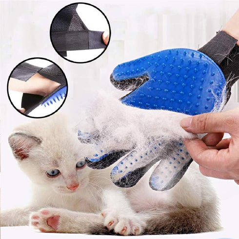 Dog Grooming Gloves for Cats and Dogs, Soft Rubber Pet Grooming Gloves with Comfortable Handle for Cleaning Dirty Paws, Dirty Dog Brushing Gloves ...