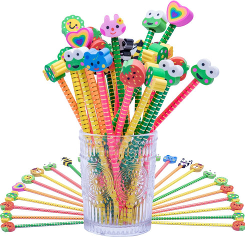 Golf Pencils with Erasers Bulk 23 PCS Personalized Number 2 Pencils 100th Day for Kids Mini Fat Triangle Pencils Fun Cute and Cool for Student Age...