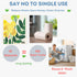 EKOH Swedish Dishcloths for The Kitchen - 12 Pack Cleaning Cloths for The Home - 100% Biodegradable Dish Cloths a Paper Towel and Plastic Sponge A...
