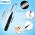 120 Pieces Braces Flossers for Cleaner Interdental Brushes Between Teeth, Toothpick Dental Tooth Flossing with Soft Bristles 360° Bendable Oral De...