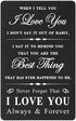 Wedding Gifts for Couples Unique - When I Tell You I Love You Wallet Card, Valentines Gifts for Boyfriend Husband Fiance, Sentimental Wallet Inser...