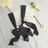 MEEDEE Black Silk Ribbon 2 Inch Silk Ribbon Black Pure Silk Hair Ribbon Black Satin Silk Ribbon 5 Yards On Spool Black Ribbon for Crafts, Wedding ...
