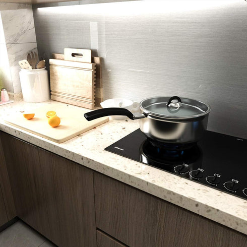 Silver Contact Paper [Thicken Stainless Steel Metallic Feel Waterproof Oil-Proof Peel and Stick Wallpaper for Kitchen Cabinet Dishwasher Refrigera...