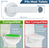 Baby Toilet Lock by Wappa Baby - 9"L x 4"W - Ideal Baby Proof Toilet Lid Lock - No Tools Needed Easy Installation with 3M Adhesive - Top Safety To...