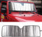 Winunite Windshield Sun Shade Compatible with Jeep Wrangler TJ JK JKU 2/4 Door 1997-2017 - Car Front Window Heat Shield, Roll Up Sunshade Visor Ma...