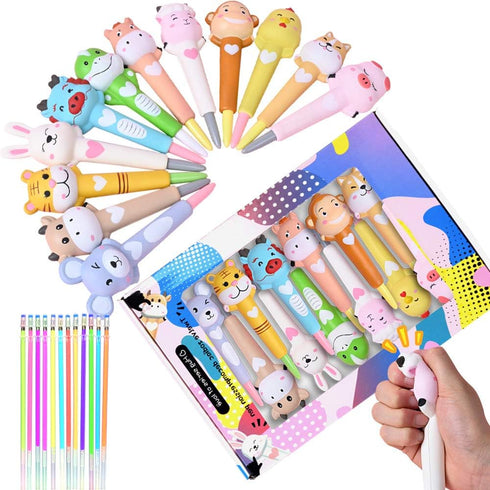 LemoHome Cute Pens | Refills Included | Cute Pens with Soft Grip | Fun Pens for Kids Drawing & Writing | Gift for Teen Girls | Tween Girls Gifts |...