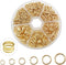 1500Pcs Mixed 6 Sizes Open Jump Rings,4mm 5mm 6mm 7mm 8mm 10mm Jump Ring Jewelry Keychain for Jewelry Making Accessories with 1Pcs Jump Ring Open/...