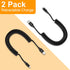 Coiled iPhone Charging Cable 2-Pack, Apple Carplay & MFi Certified, Short USB to Lightning Cable with Data Transmission, Retractable iPhone Car Ch...