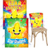 2 Pieces Star Student Chair Cover for Kids Colorful Seat Cover for Classroom Star Chair Cover for Classroom Office Home Party School, 18.9 x 15.75...