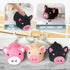 3Pcs Pig Keychain Cute Backpack Keychain - Pig Funny Keychain Led Light Backpack Keychain Flashlight - Led Light Keychain Animal Backpack Pig Wome...