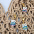 Diamond Owl Removable Crochet Stitch Markers, Alloy Locking Stitch Marker Charms for Knitting Yarn Weaving Sewing Accessories Quilting Jewelry Mak...
