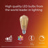 Vintage Spiral ST19 Dimmable LED Light Bulbs - E26 Bulb - Flicker-Free Light Bulb with EyeComfort Technology - Amber 2000K Lightbulb - 300 Lumen -...