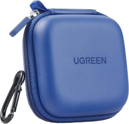 UGREEN Earphone Case, Waterproof Headphone Case Compatible with AirPods Pro Earbud Case and JLab Earbuds with Stainless Steel Carabiner, for Headp...
