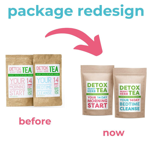 14 Day Teatox: Detox Skinny Herb Tea - Effective Detox Tea - Helps with Bloating and Constipation - Supports Body Cleanse - 100% NATURAL...