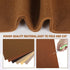 Whaline 18Pcs Brown Felt Fabric Sheets Assorted Soft Thick Craft Felt Pack for DIY Craft Sewing Patchwork Art Projects, 7.9 x 11.8 Inch...