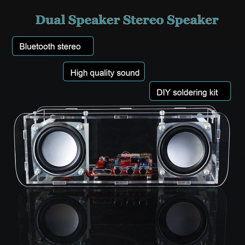 Bluetooth-Compatible Speaker Soldering Kit, Stereo Amplifier Speaker DIY Electronic Kit, Solder Project Speaker Kit...
