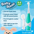 brush-baby BabySonic Infant and Toddler Electric Toothbrush for Ages 0-3 Years - Smart LED Timer and Gentle Vibration Provide a Fun Brushing Exper...