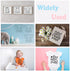 22 Pack Cute Baby Shower Stencils for Onesie Decorating Kit, Boy Girl Shirt Fabric Stencils for Clothes Phrases Mixed Animals Pattern Templates fo...