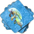 Caroline's Treasures Manatee Foam Coasters (Set of 4), 3.5" H x 3.5" W, Multicolor...