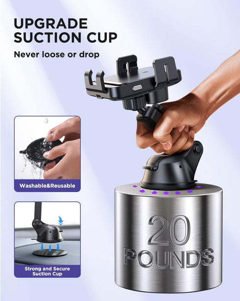 JOYROOM Wireless Car Charger,15W Qi Fast Charging Car Charger Phone Holder Mount, Auto-Clamping Alignment Windshield Dashboard Air Vent Cell Phone...