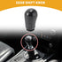 6 Speed Manual Gear Shifter Knob - Car Shift Lever Knob - for Ford Focus 2005-2012 Plastic Black White - 1 Pc...