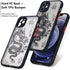 Compatible with iPhone 12 Case Fashion Cool Dragon Animal 3D Pattern Design Frosted PC Back Soft TPU Bumper Shockproof Protective Case Cover for i...