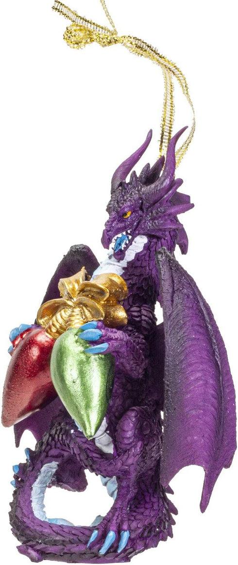 Pacific Giftware Ruth Thompson Fantasy Dragon Christmas Tree Hanging Ornaments Holiday Festive Decoration (Dragon Bulbs)...