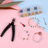 2200PCS Jewelry Crimp Beads Crimp Tubes with Crimping Pliers Crimping Beads for Jewelry Making Beading Supplies Jewelry Making Tools for Earring N...