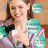 Oil Pulling 8 Fl.Oz,Mint Oil Pulling Mouthwash with Tongue Scraper, Natural Pulling Oil with Coconut & Peppermint Oil-Supports Healthy Gums & Fres...