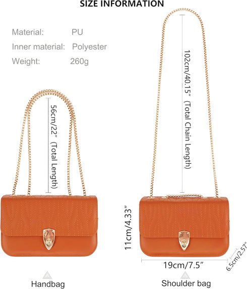PORT&LOTUS Mini Shoulder Bag for Women PU Leather Small Bags for Women Little Tote Bag Women Purses...