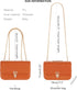 PORT&LOTUS Mini Shoulder Bag for Women PU Leather Small Bags for Women Little Tote Bag Women Purses...