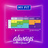 Always Radiant Feminine Pads for Women, Flexfoam Pads with Wings, Size 1, Regular Absorbency, Lightly Scented, 90 Count (3 Packs of 30)...